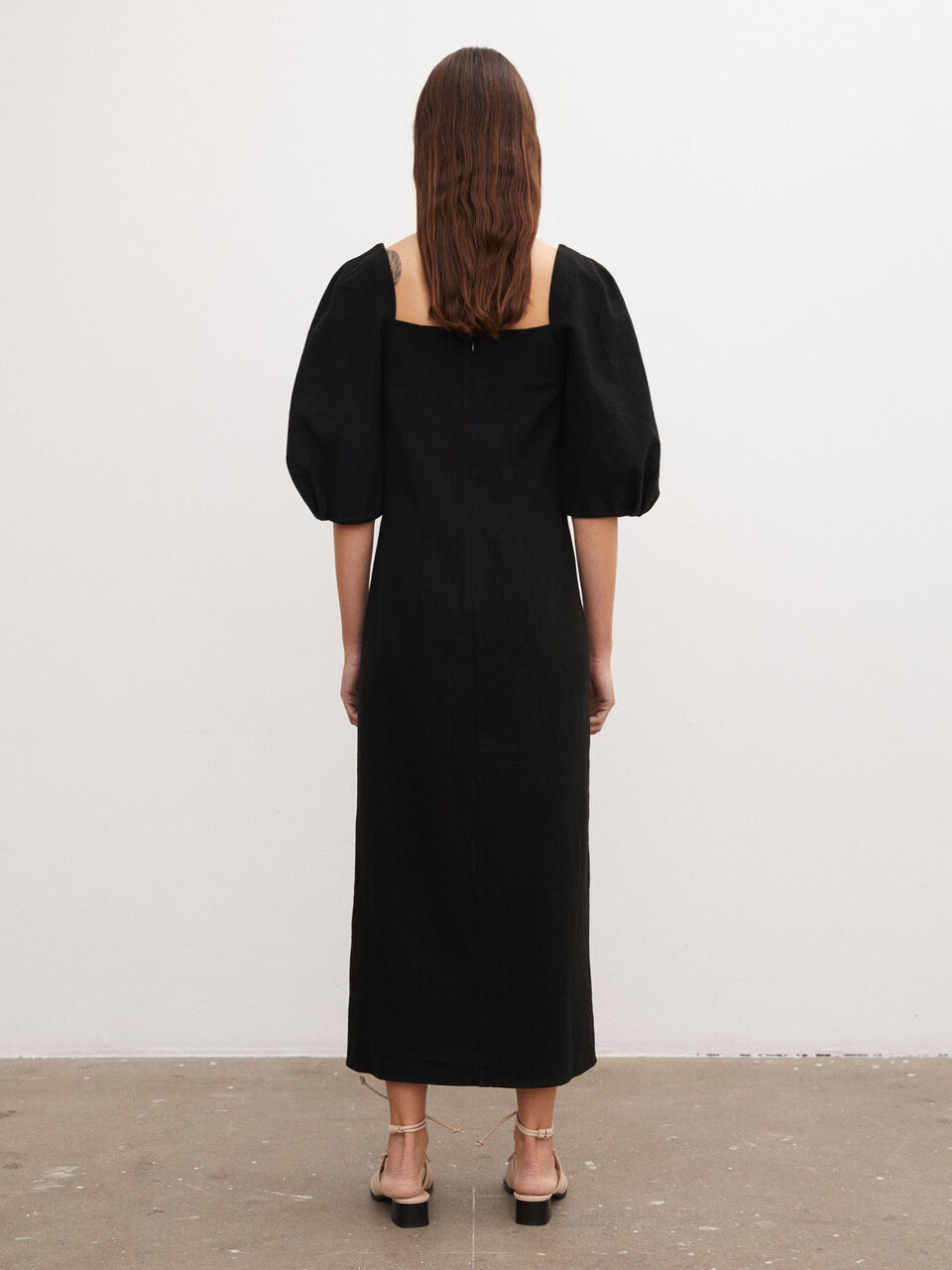 Cyne Baumwollleinen-Kleid Cyne Baumwollleinen-Kleid