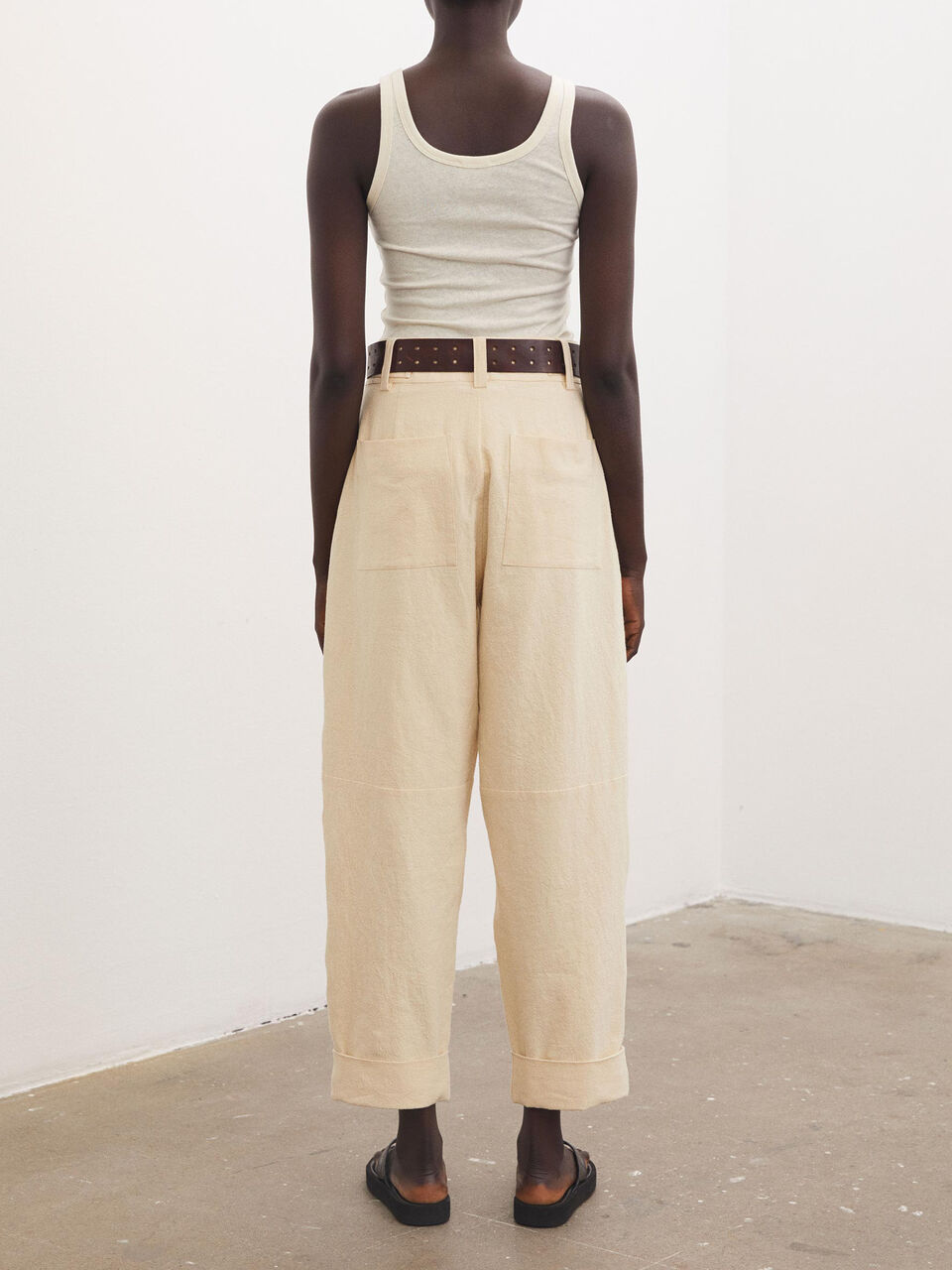 Newdawn cotton-linen tank top Newdawn cotton-linen tank top