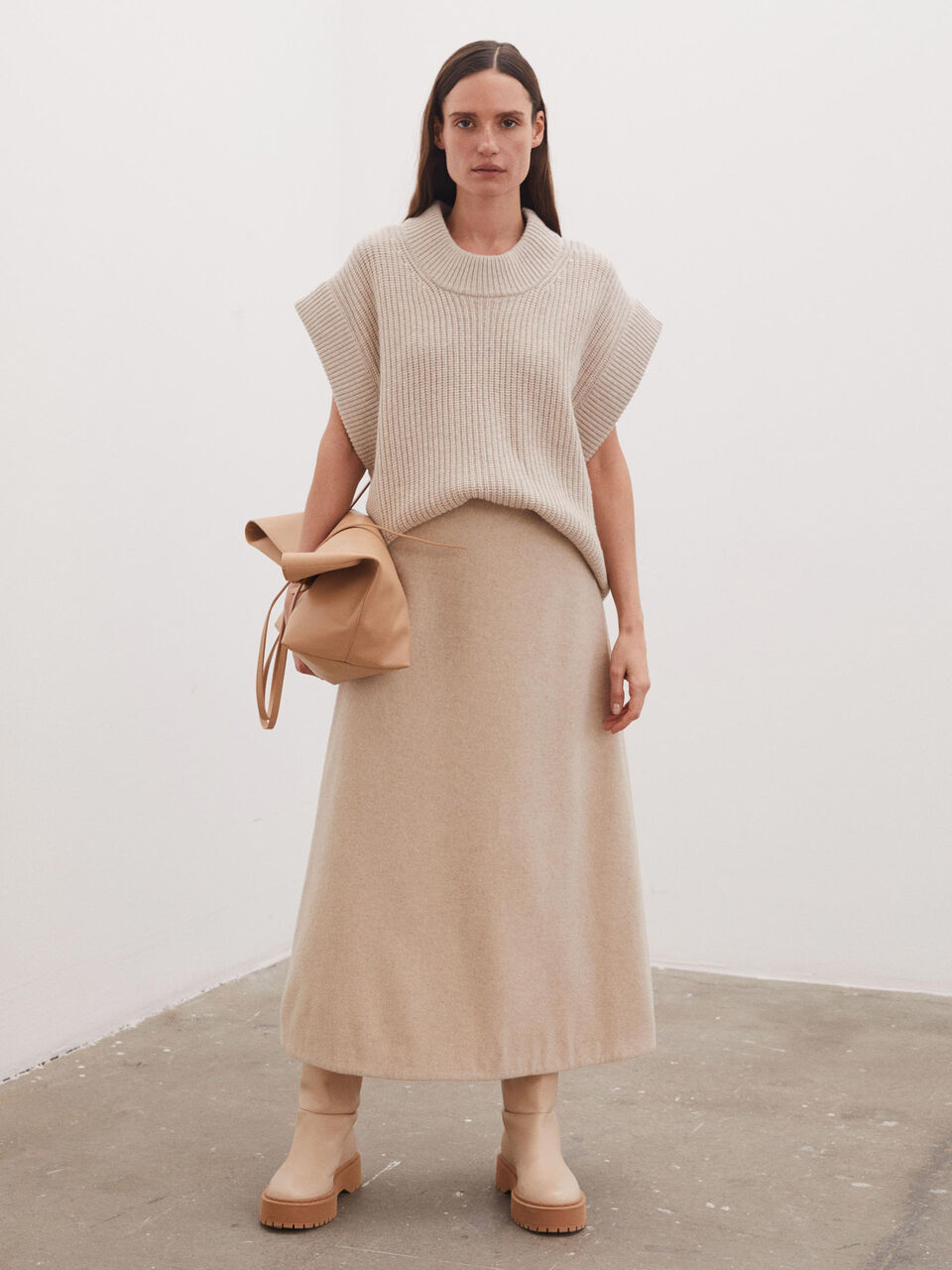 Angello wool-blend skirt Angello wool-blend skirt