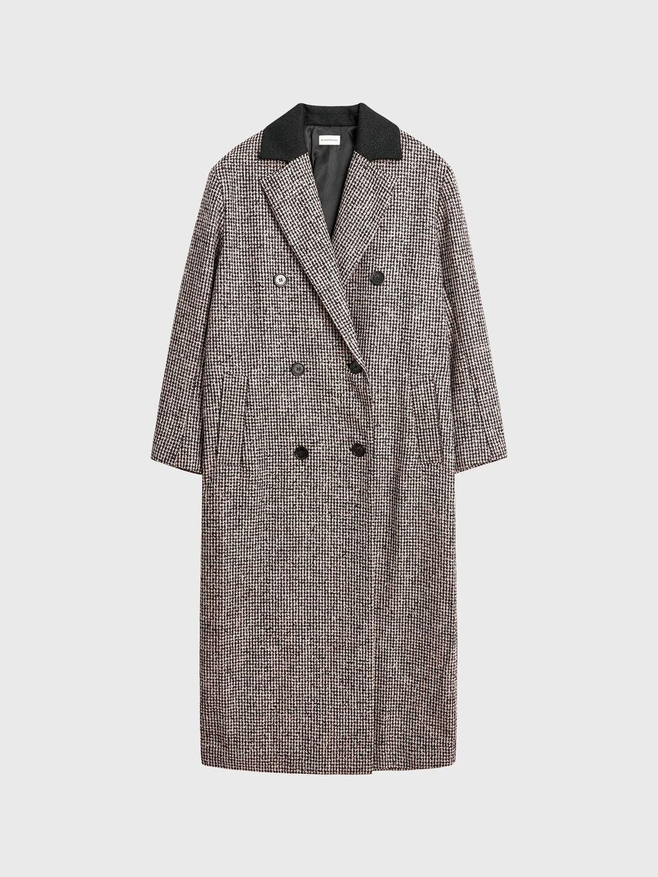 Flyette double-breasted coat Flyette double-breasted coat