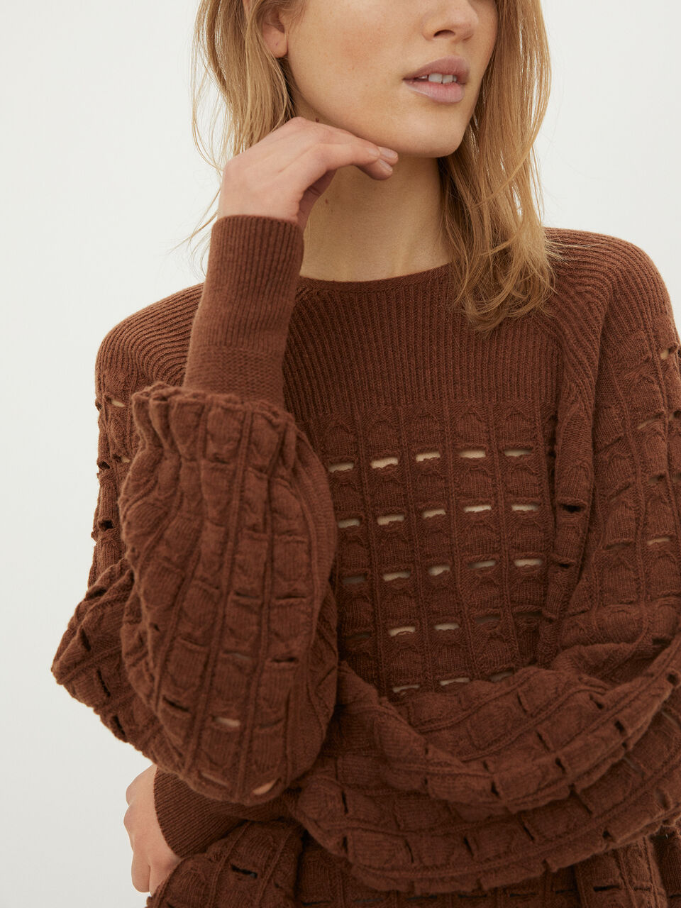Hulstrikket sweater Hulstrikket sweater