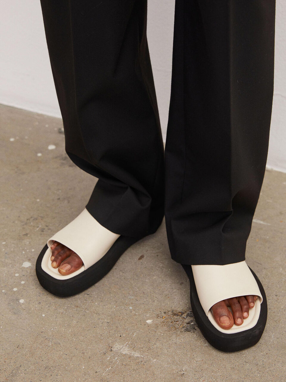 Siri leather slides Siri leather slides