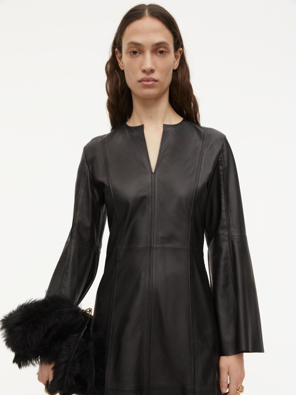 Karmillos leather maxi dress Karmillos leather maxi dress