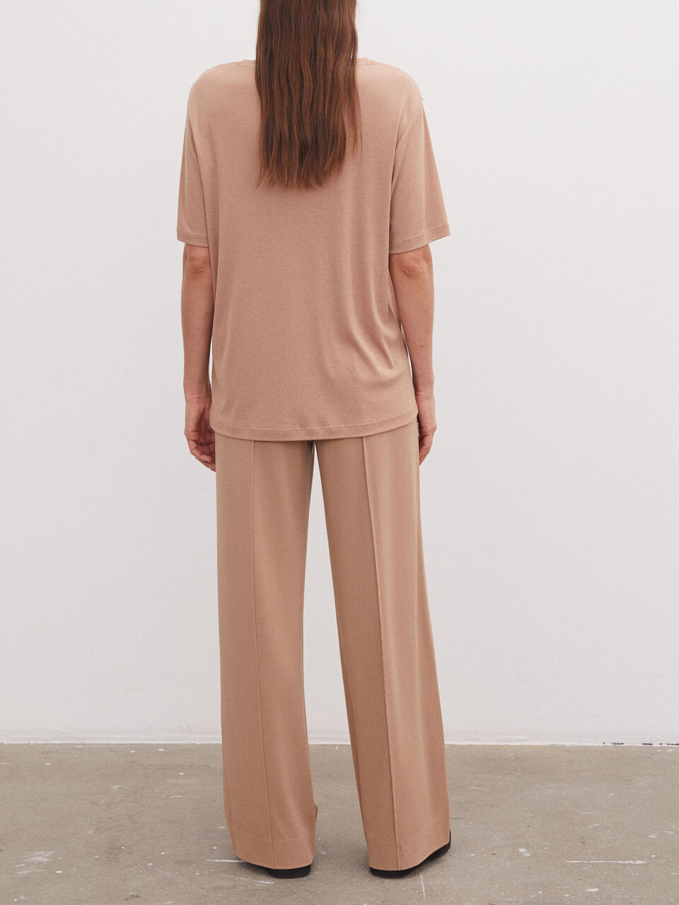 Aleah cotton-blend T-shirt Aleah cotton-blend T-shirt