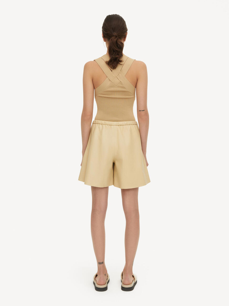 Ifeion leather shorts Ifeion leather shorts