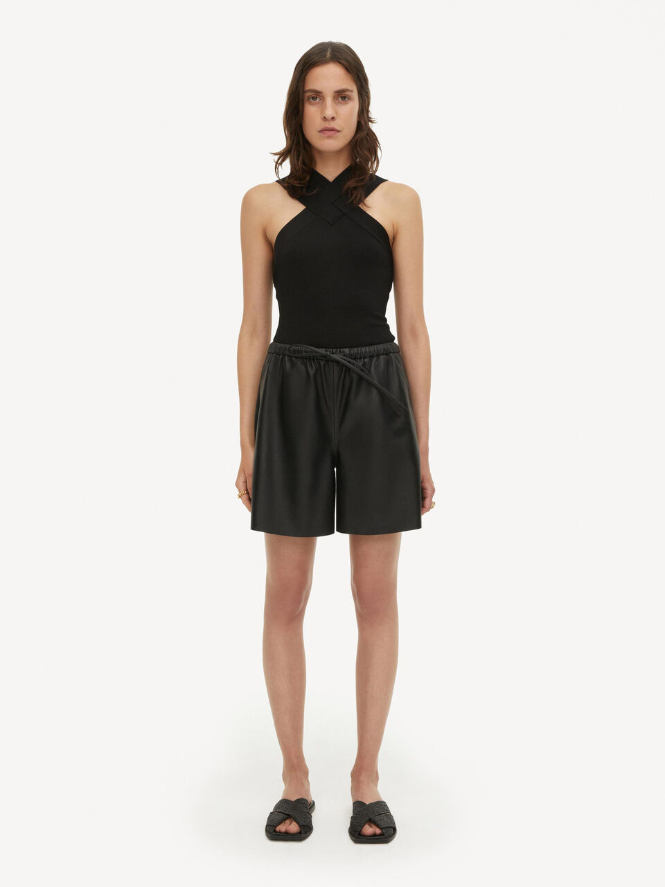 Ifeion leather shorts Ifeion leather shorts