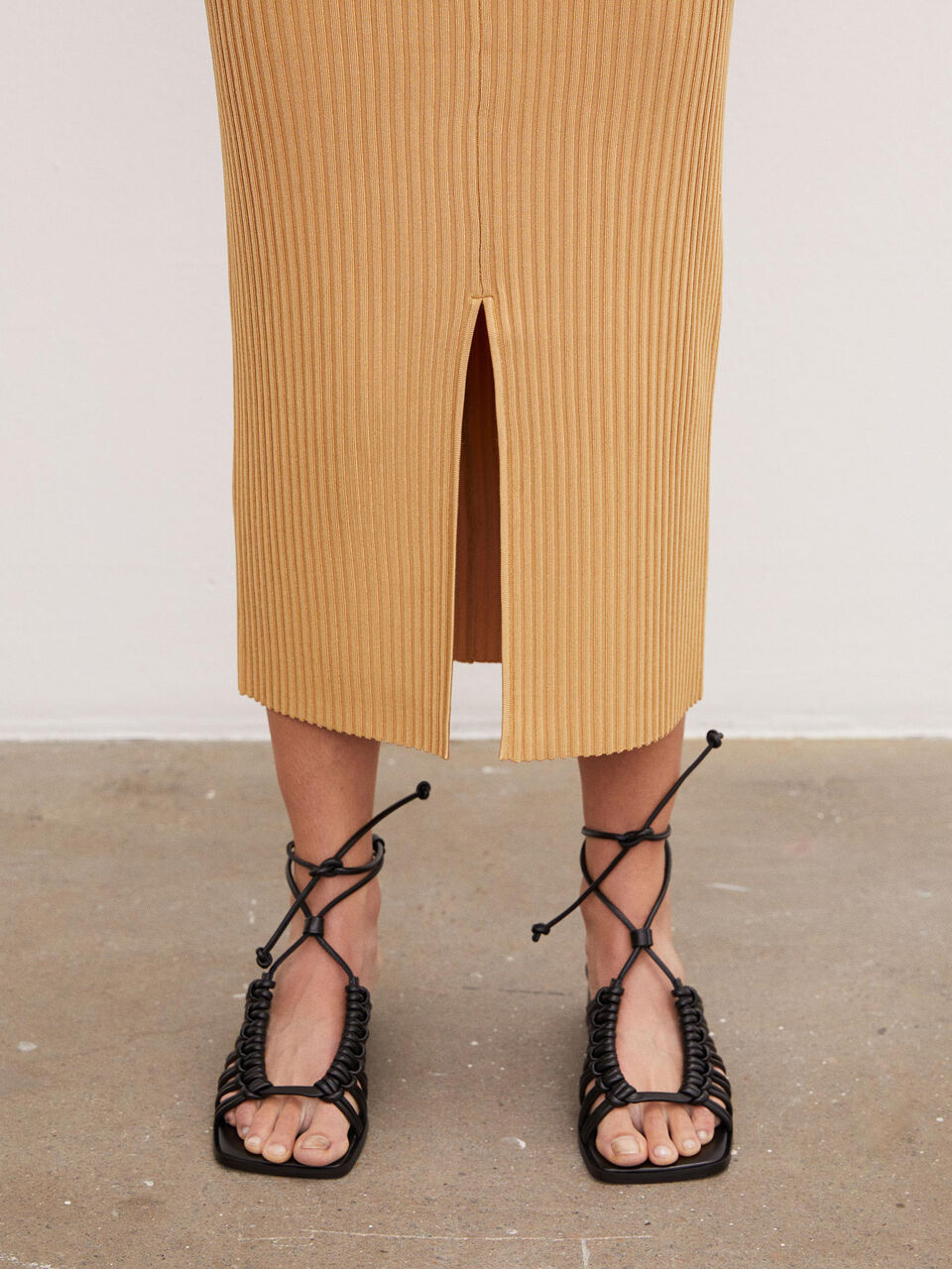 Octo ribbed-knit skirt Octo ribbed-knit skirt