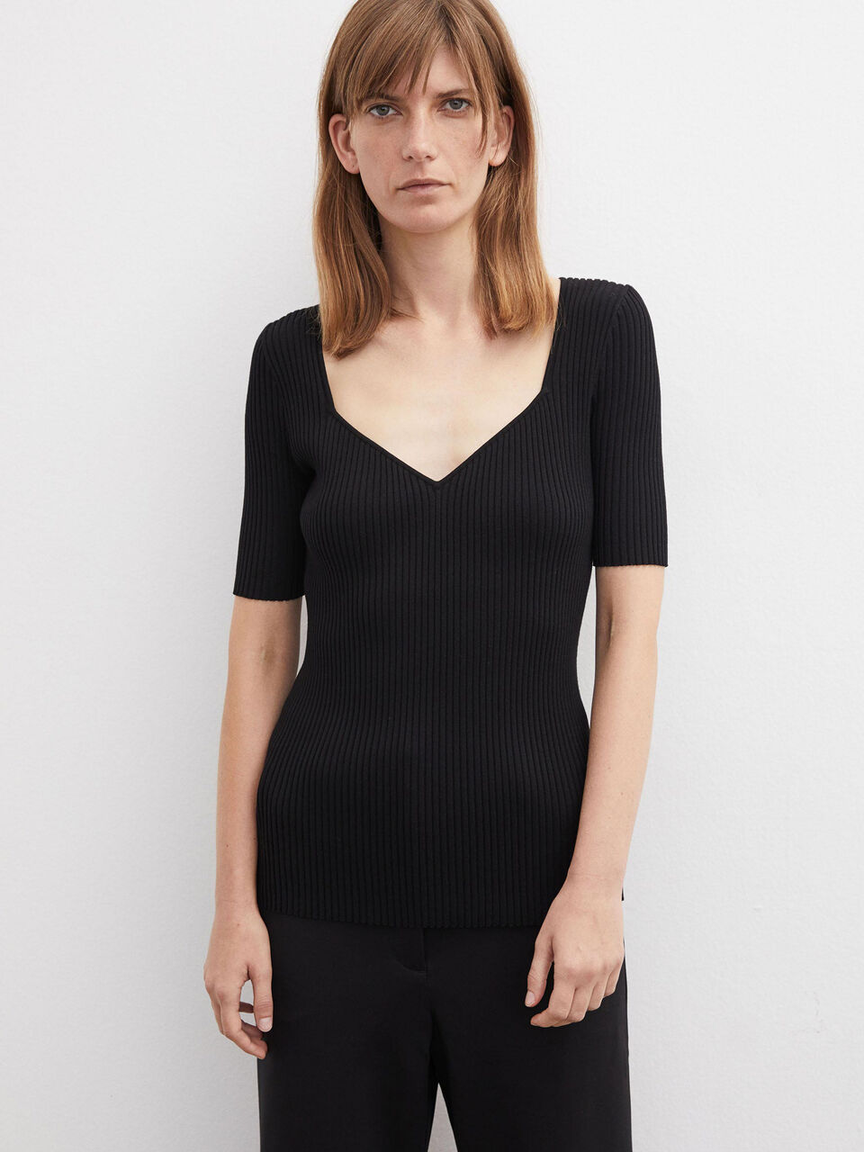 Feddea ribbed-knit sweater Feddea ribbed-knit sweater
