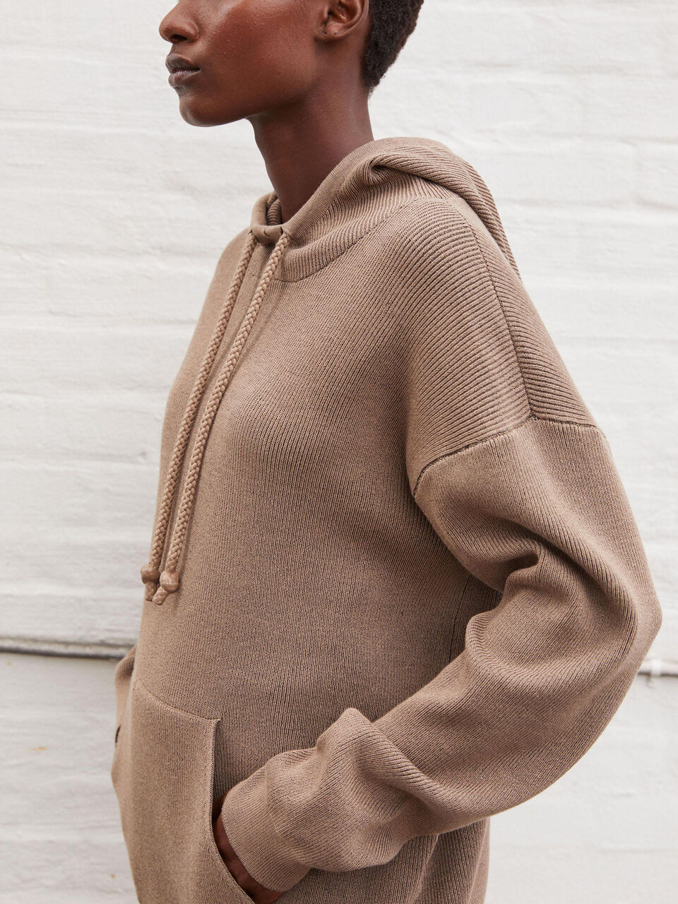 Agatea cotton-blend hoodie Agatea cotton-blend hoodie
