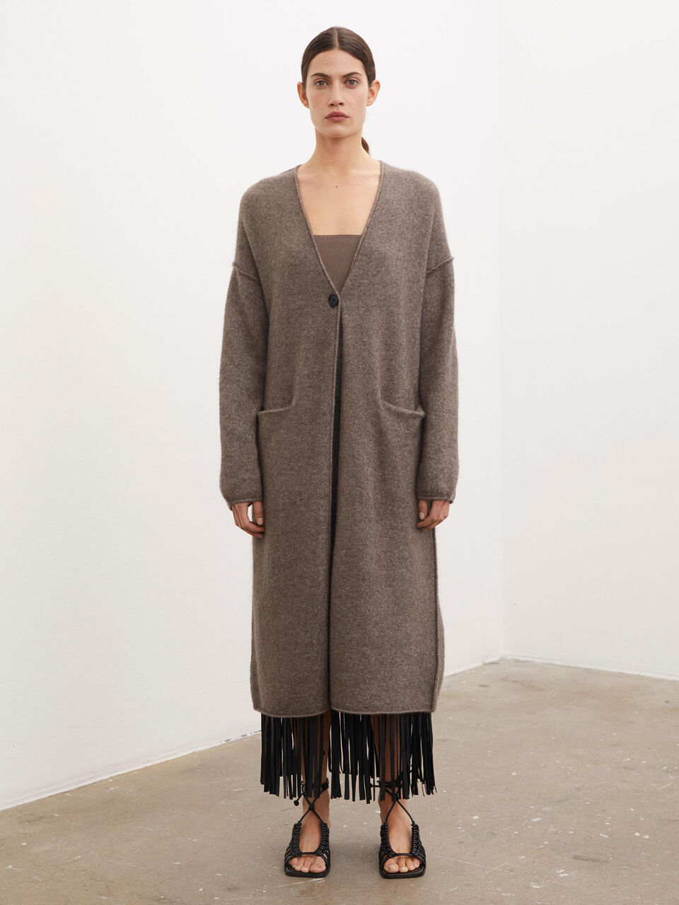 Delila mohair-blend cardigan Delila mohair-blend cardigan