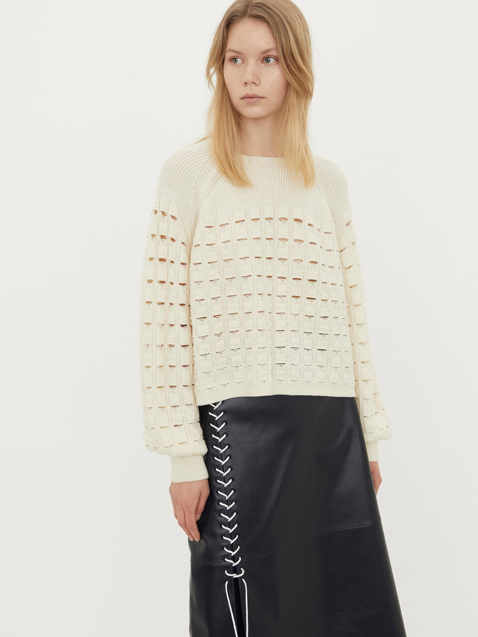 Pointelle-Pullover Pointelle-Pullover
