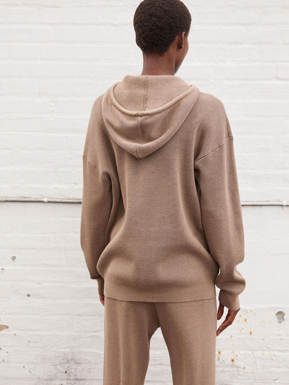 Agatea cotton-blend hoodie Agatea cotton-blend hoodie