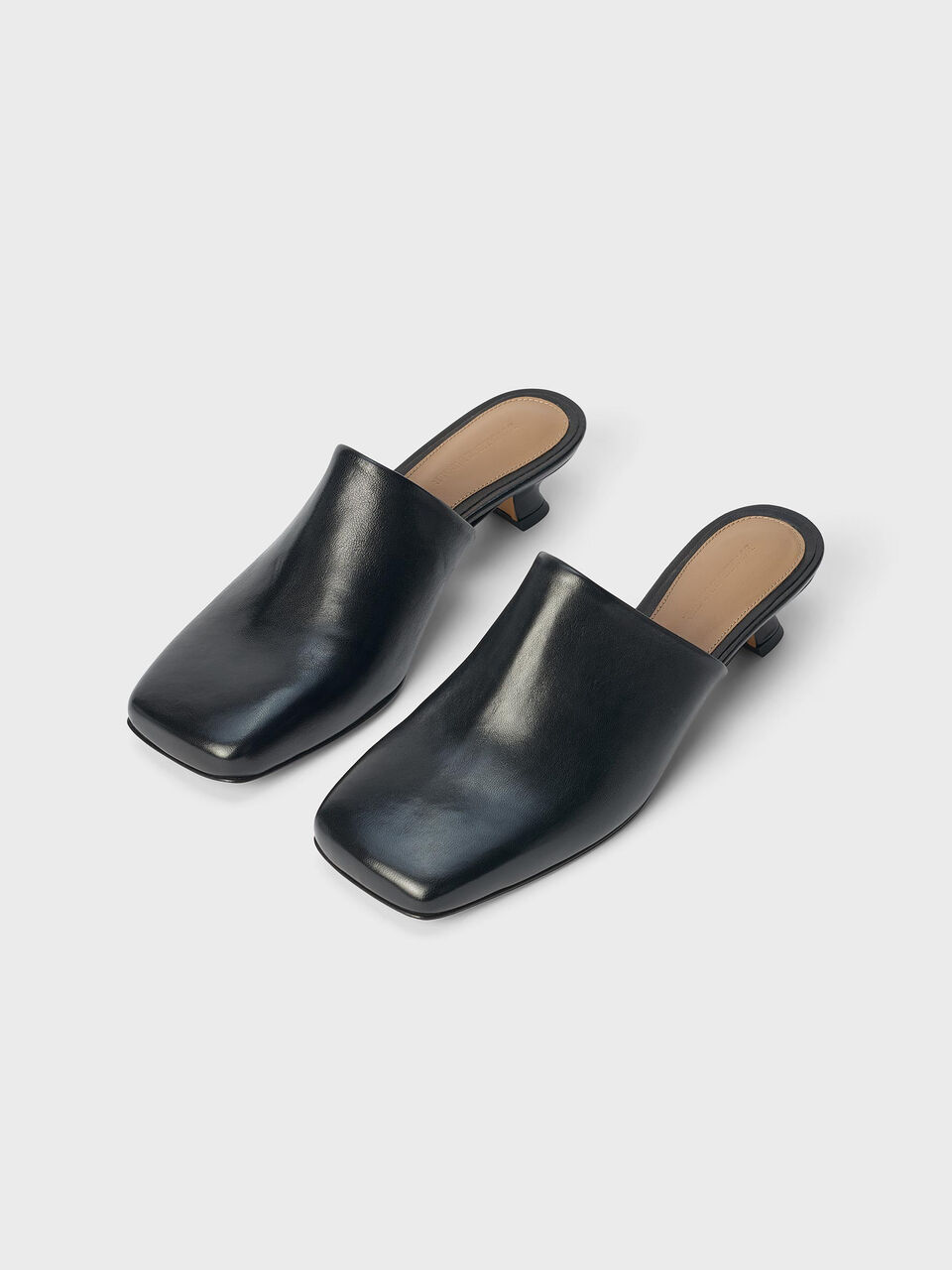 Pienne leather mules Pienne leather mules