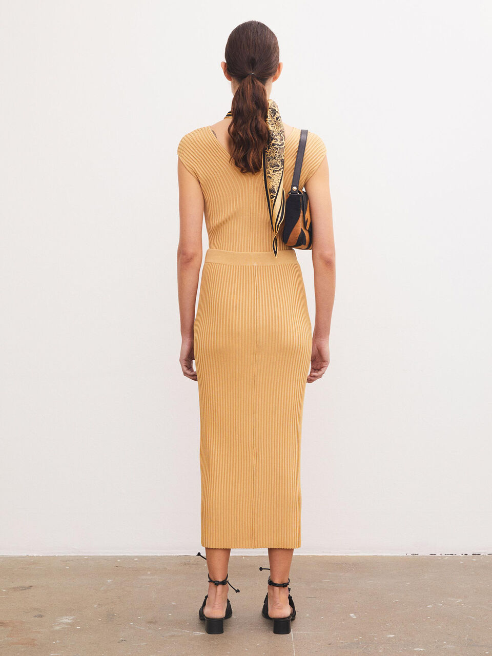 Octo ribbed-knit skirt Octo ribbed-knit skirt
