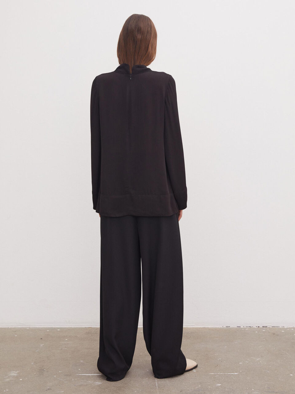 Carmamena high-neck shirt Carmamena high-neck shirt