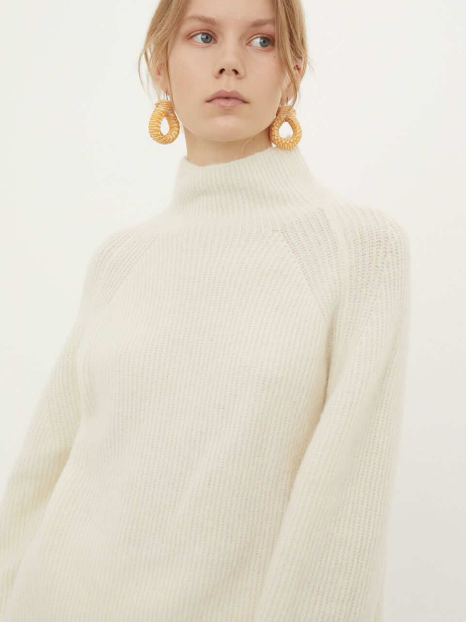 Ribstrikket sweater Ribstrikket sweater
