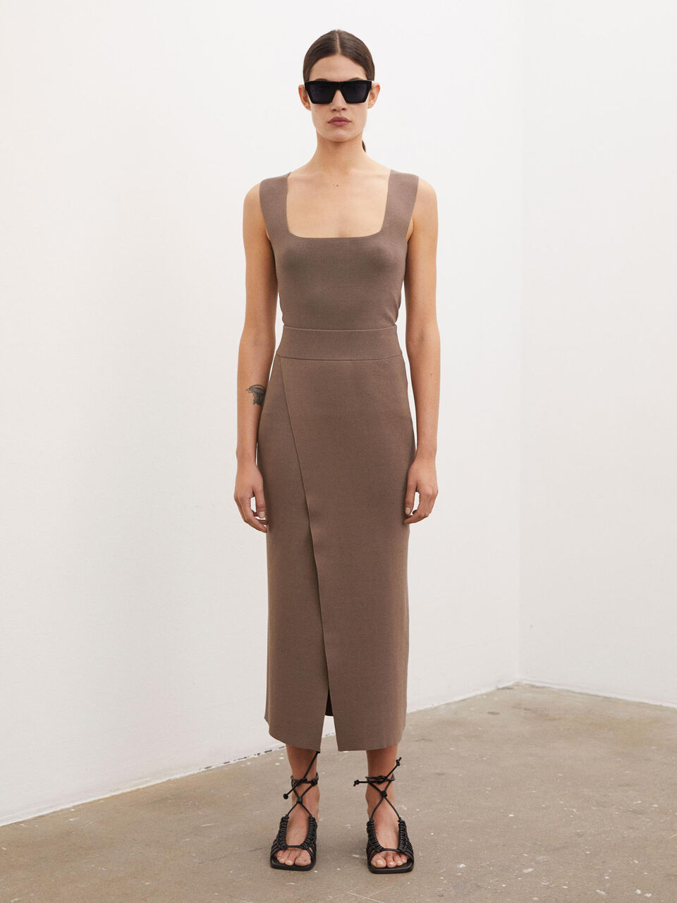 Hylios ribbed-knit skirt Hylios ribbed-knit skirt