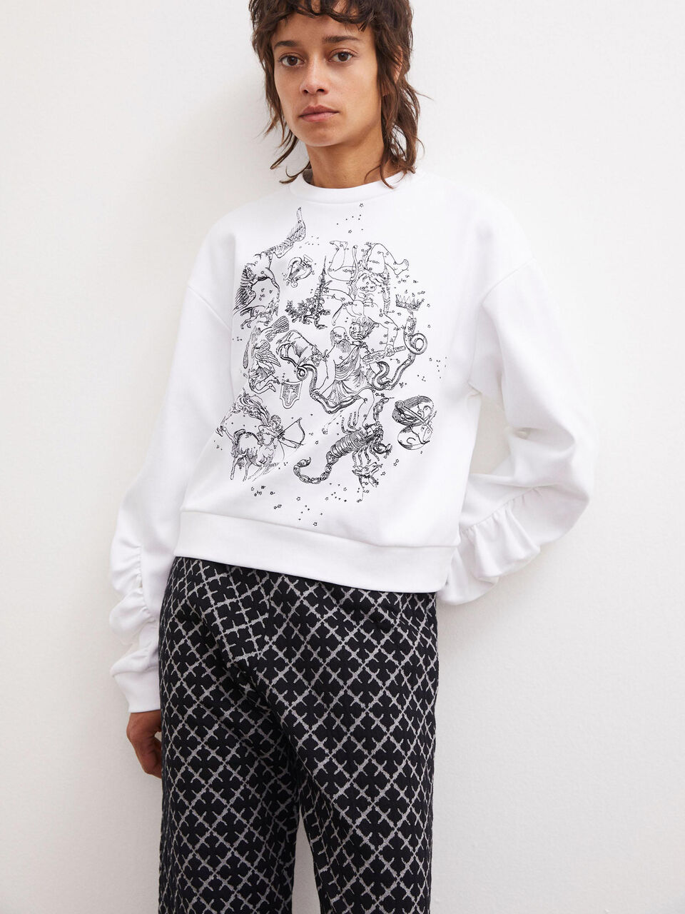 Arrosa cropped sweatshirt Arrosa cropped sweatshirt