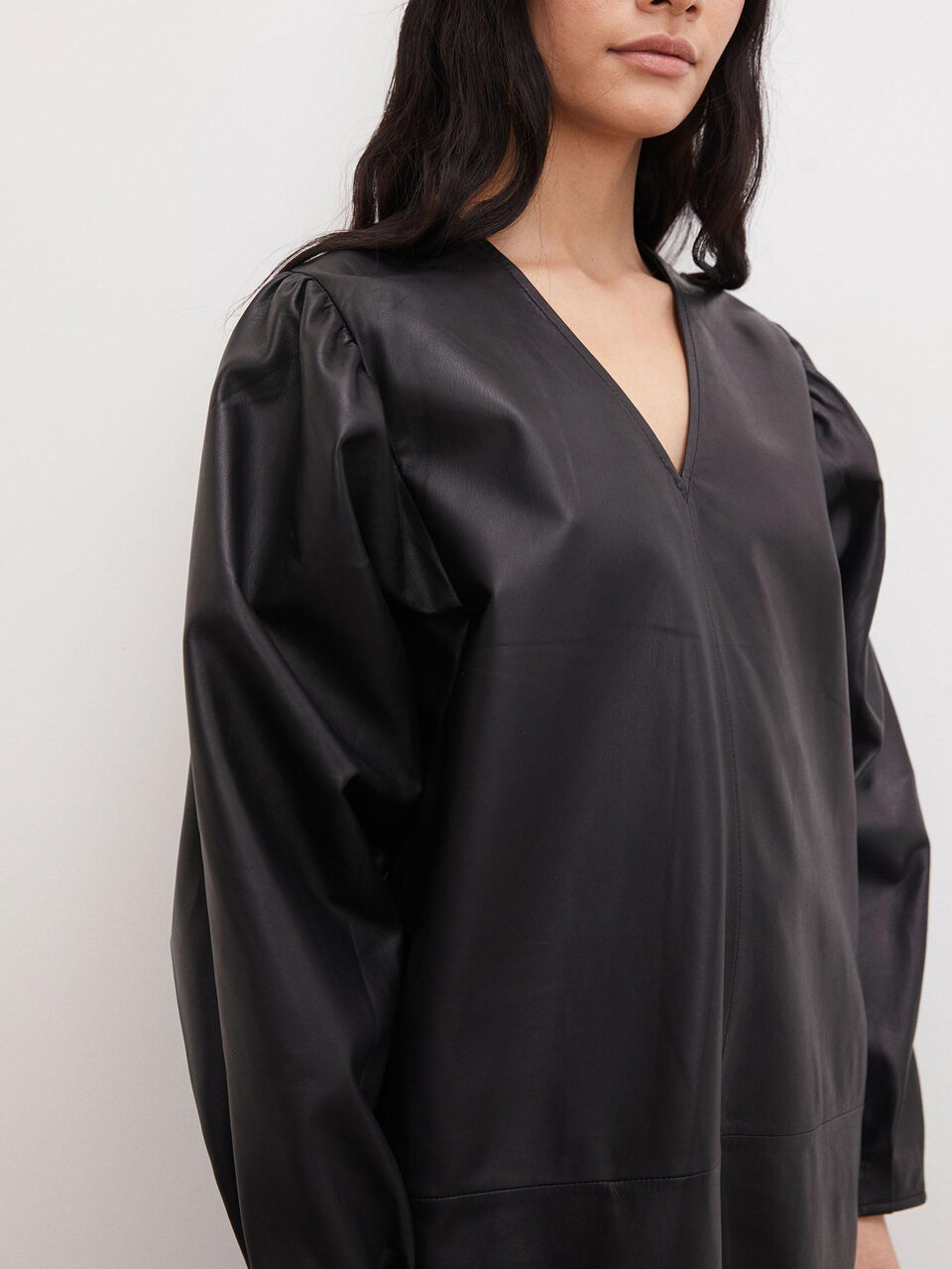 Diosma leather midi dress Diosma leather midi dress