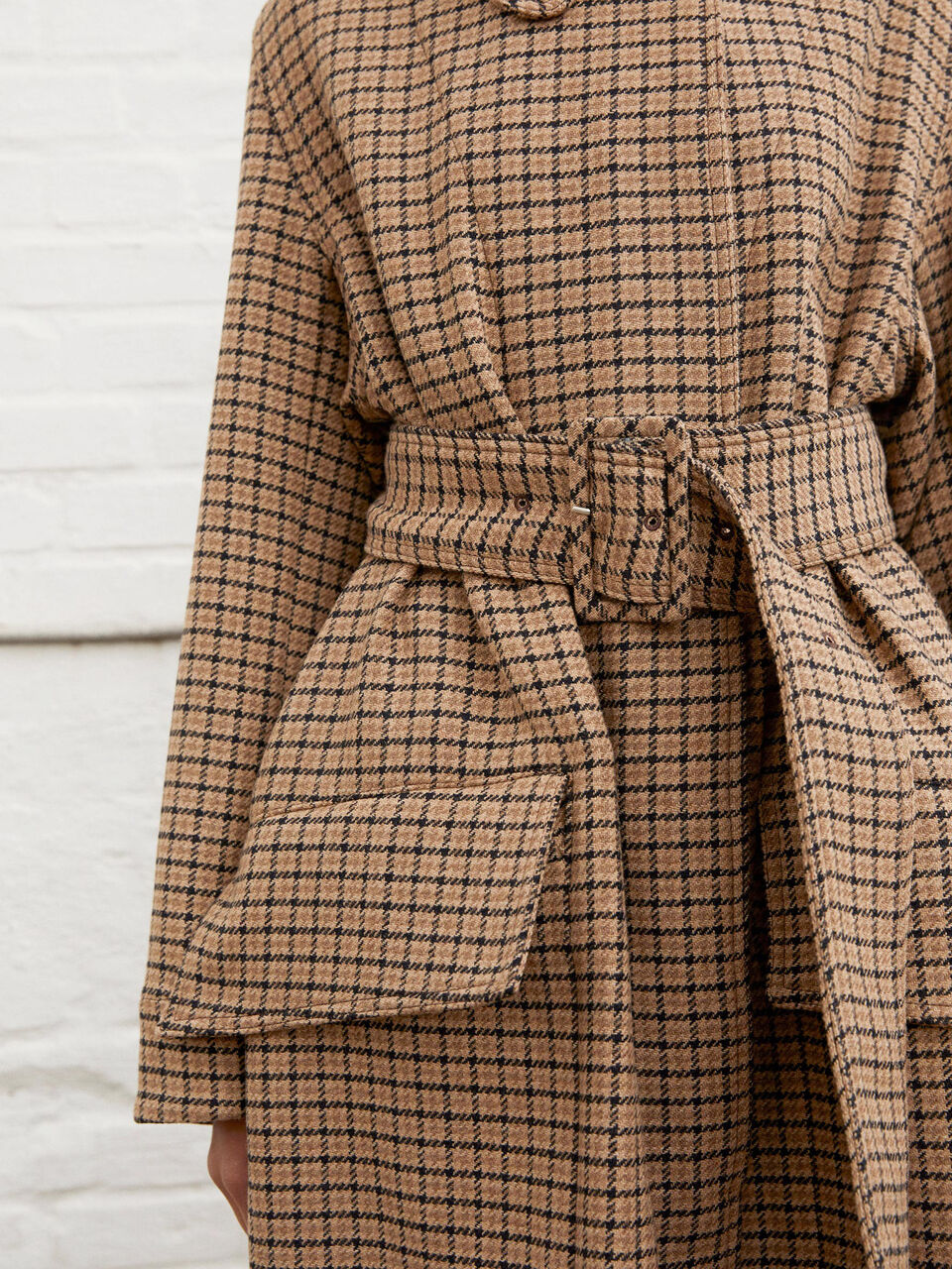 Bourdon checked coat Bourdon checked coat
