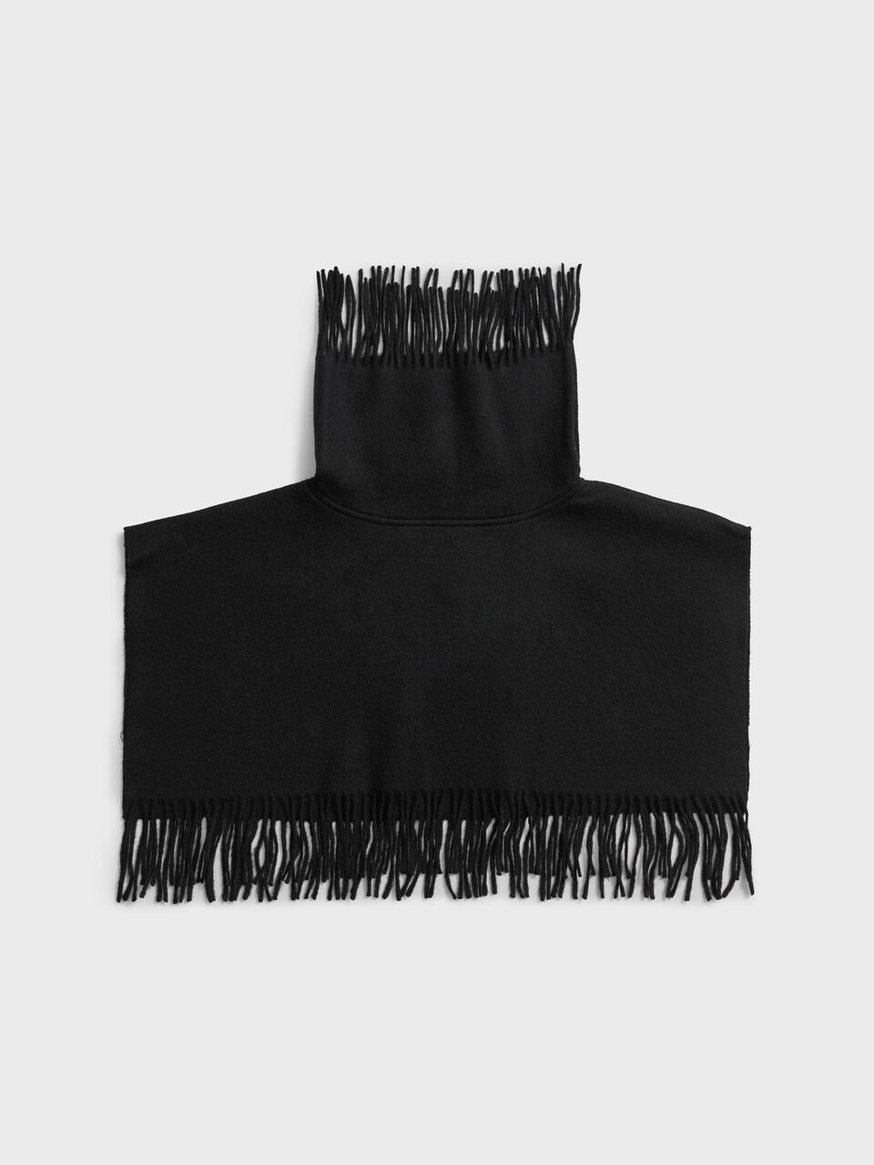 Turtla wool fringe bib Turtla wool fringe bib