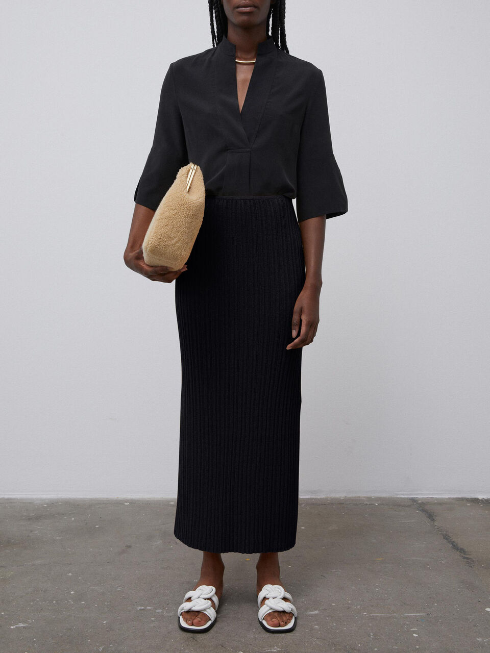 Irvana ribbed maxi skirt Irvana ribbed maxi skirt