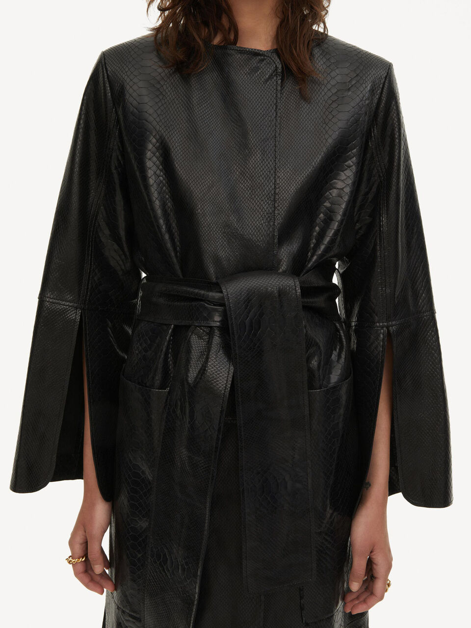 Roksi leather coat Roksi leather coat