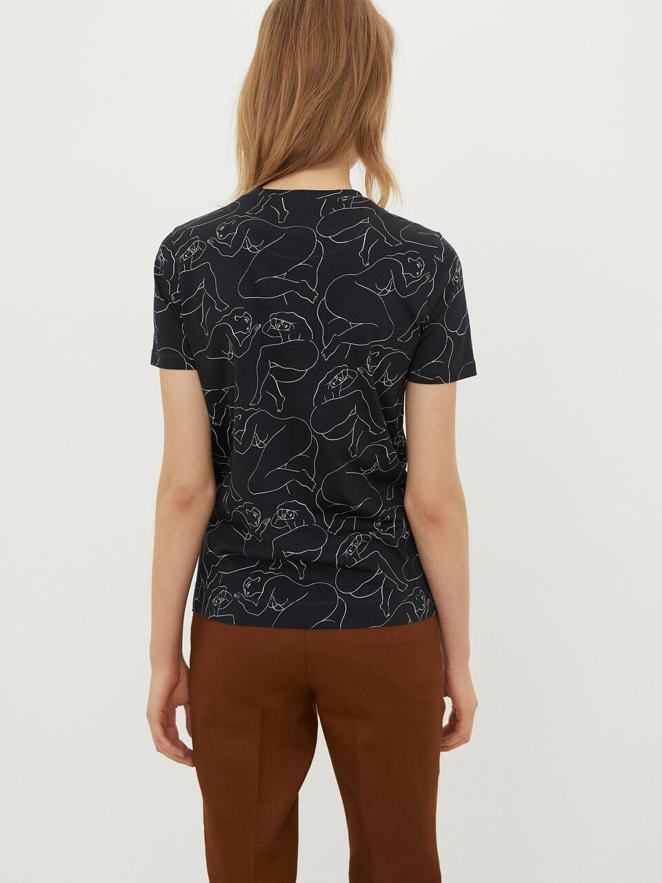 Mønstret T-shirt Mønstret T-shirt