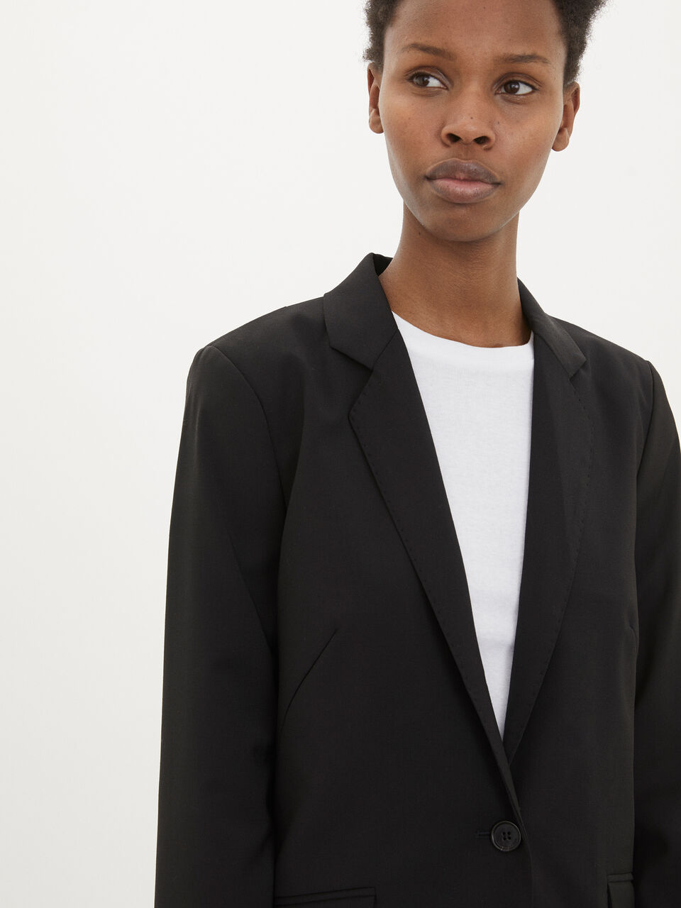 Blazer i uldblanding Blazer i uldblanding