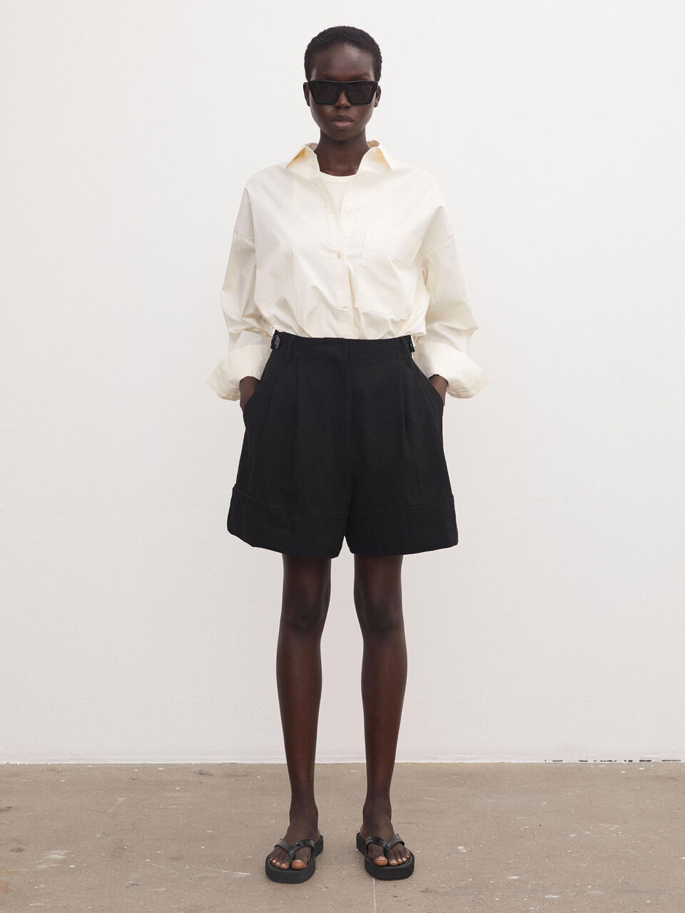 Short en coton et lin Damapana Short en coton et lin Damapana