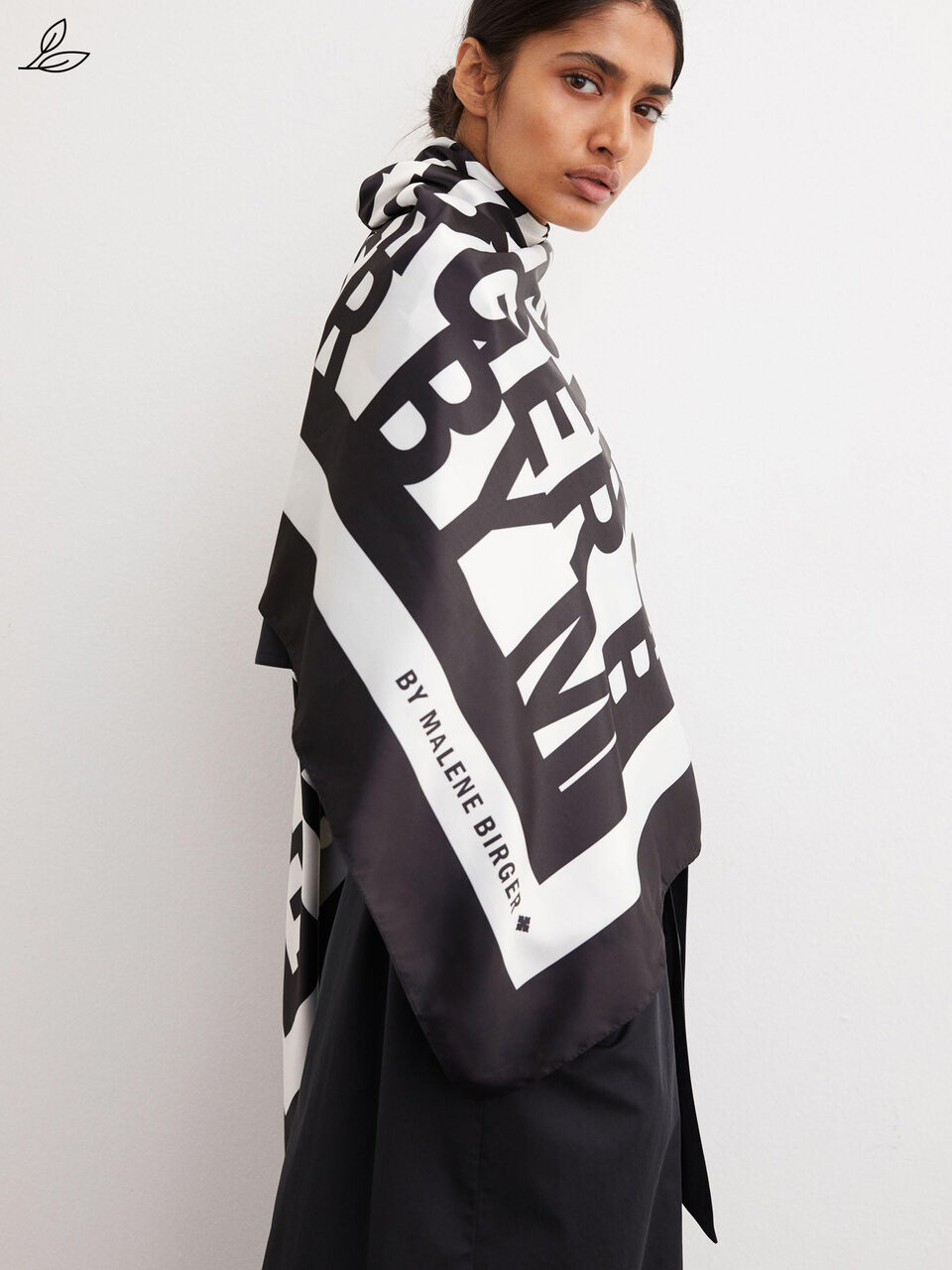 Jemima square recycled polyester scarf Jemima square recycled polyester scarf