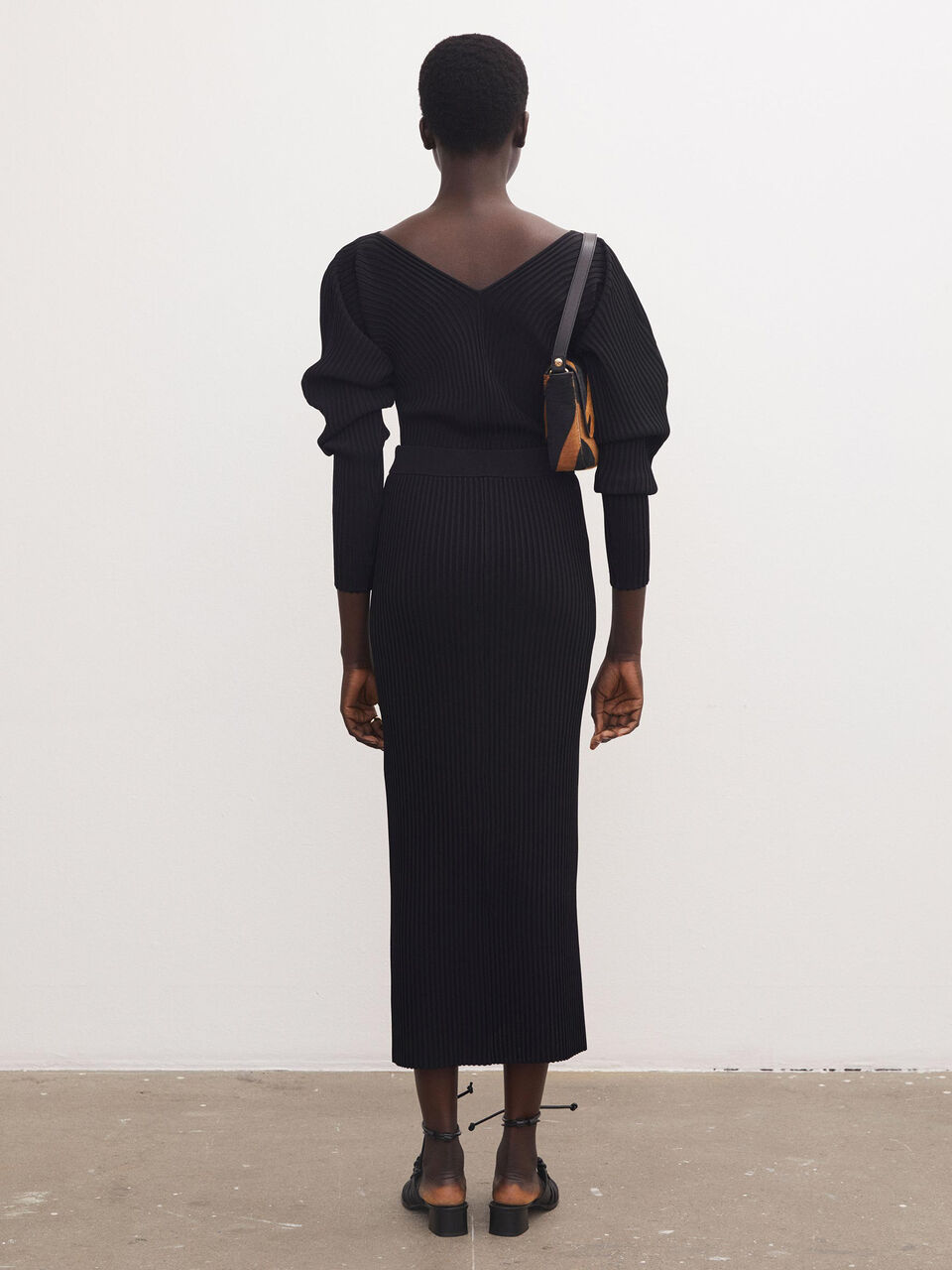 Octo ribbed-knit skirt Octo ribbed-knit skirt
