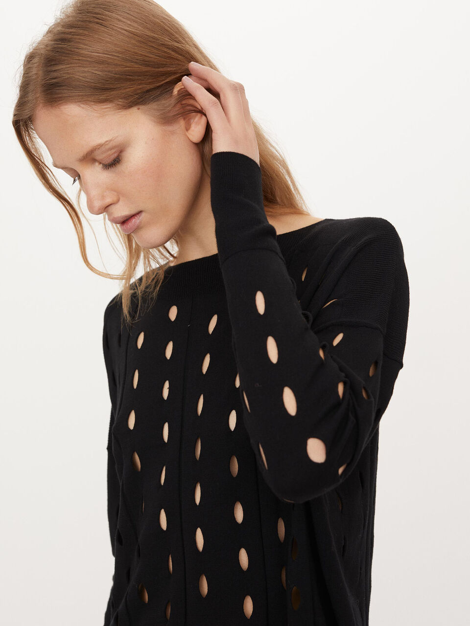 Pointelle sweater Pointelle sweater