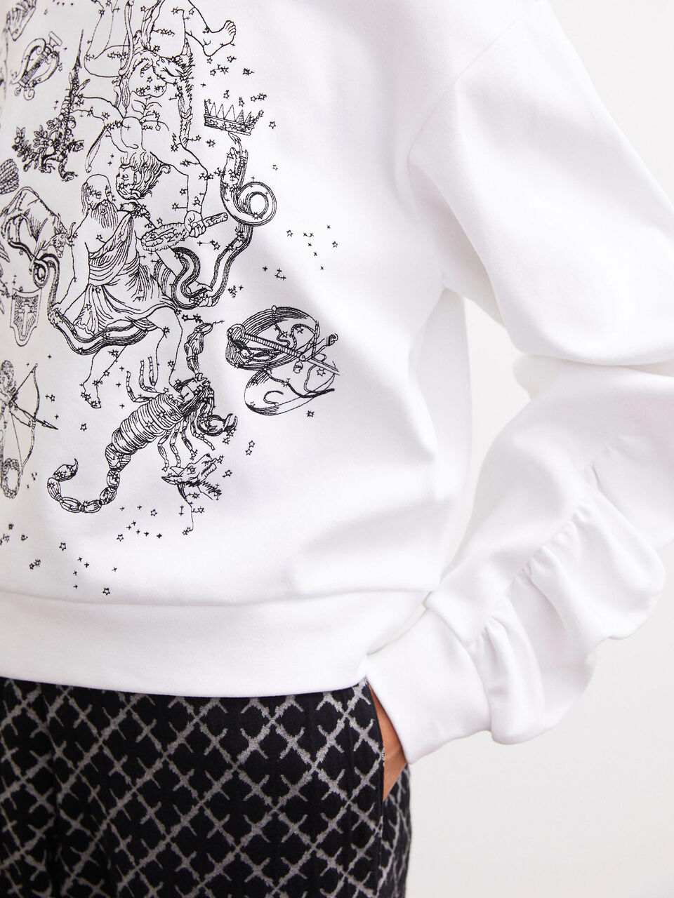 Arrosa cropped sweatshirt Arrosa cropped sweatshirt