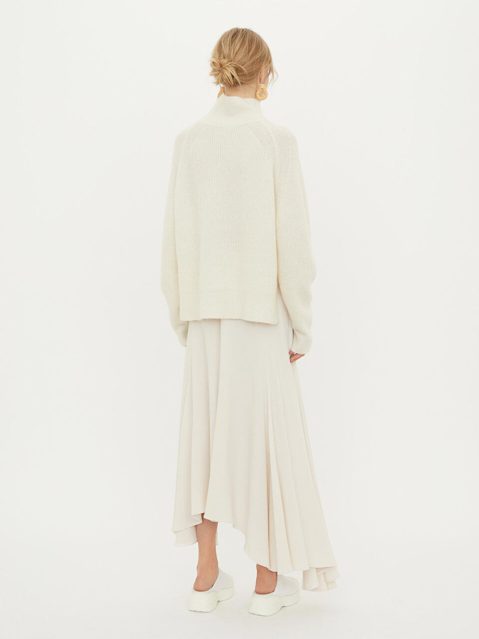 Ribstrikket sweater Ribstrikket sweater