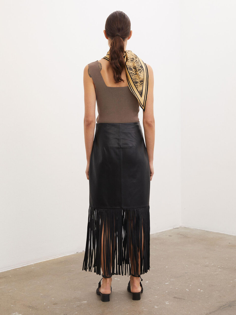 Davidia leather skirt Davidia leather skirt