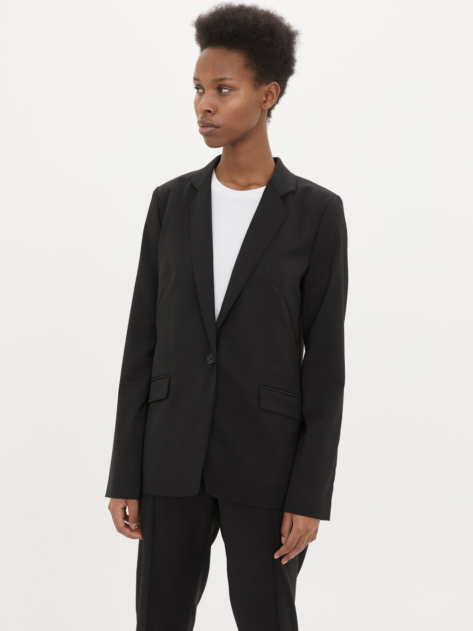 Blazer i uldblanding Blazer i uldblanding