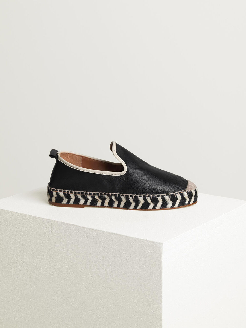 Læder espadrilles Læder espadrilles