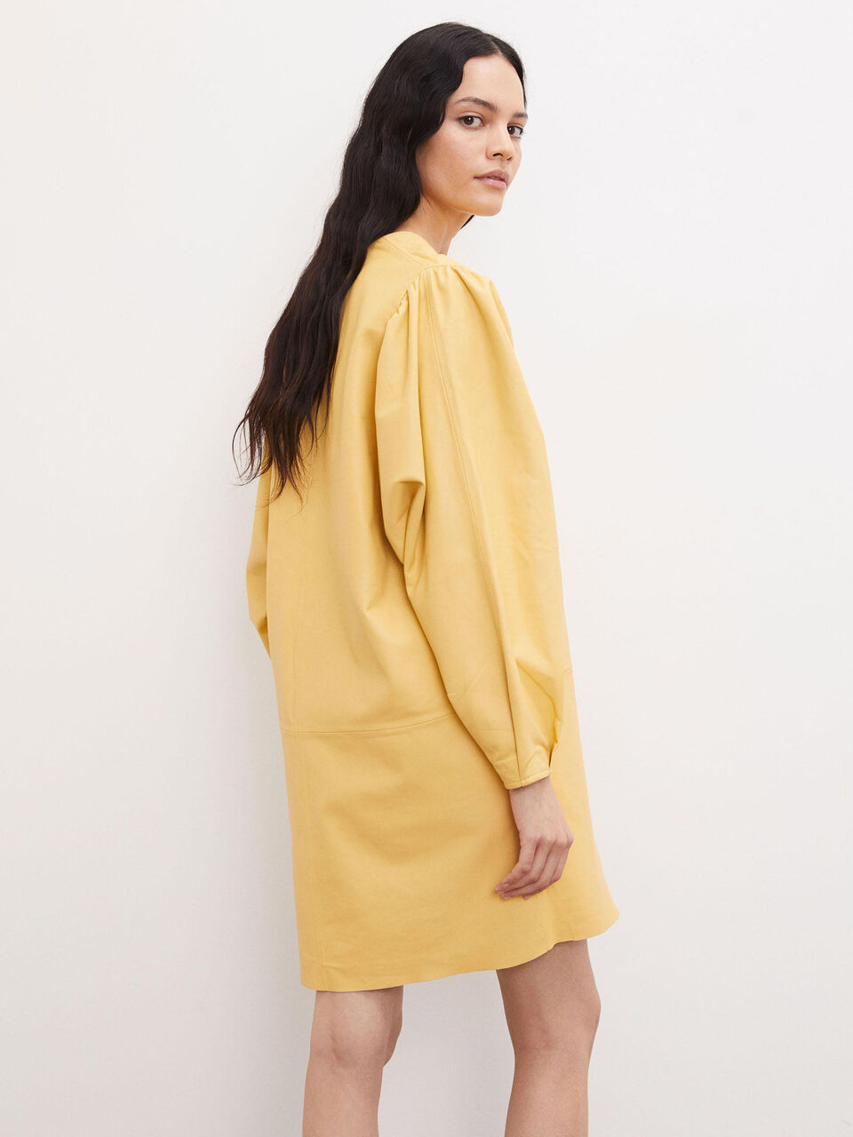 Diosma leather midi dress Diosma leather midi dress