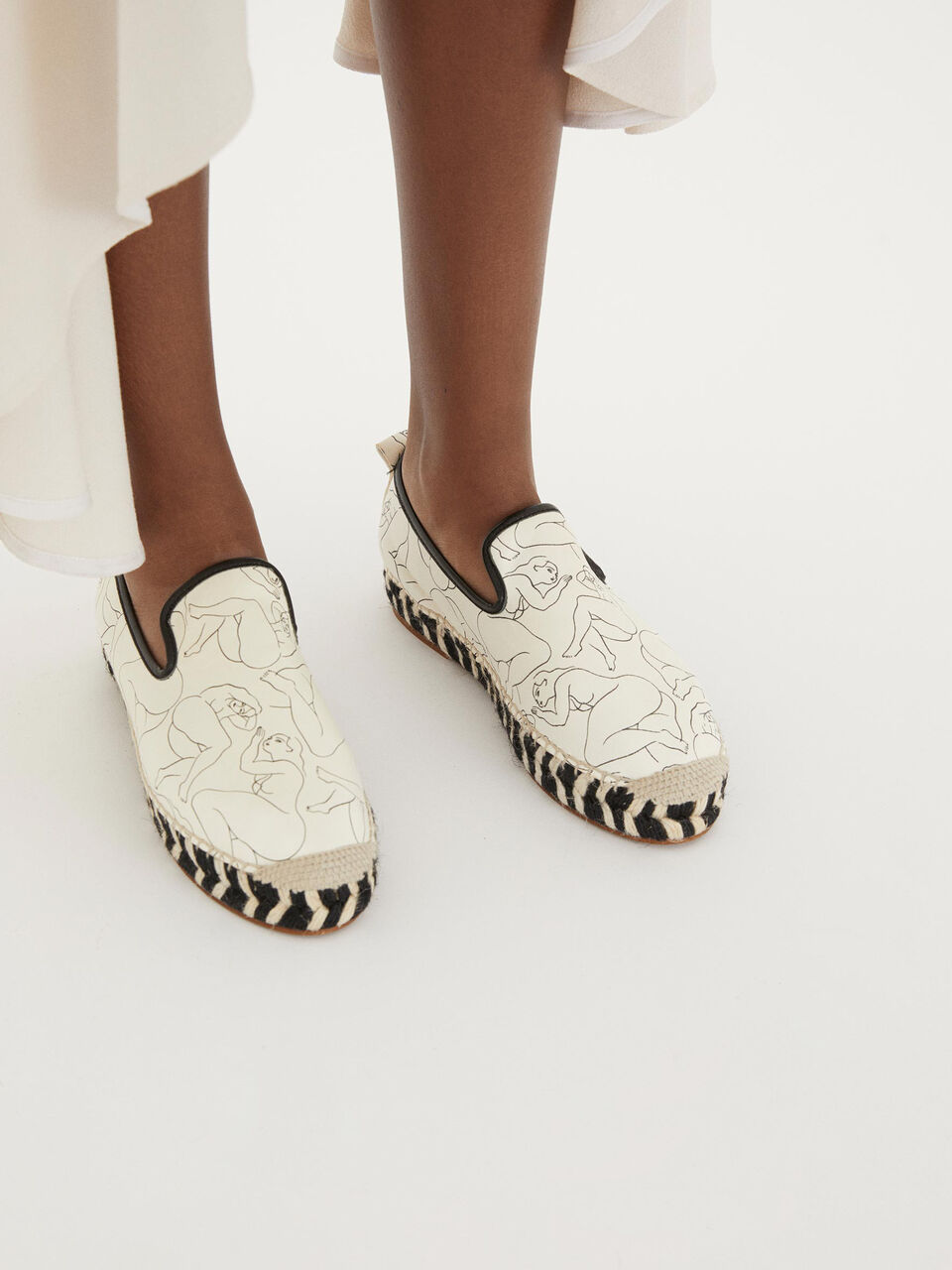 Bedruckte Espadrilles Bedruckte Espadrilles