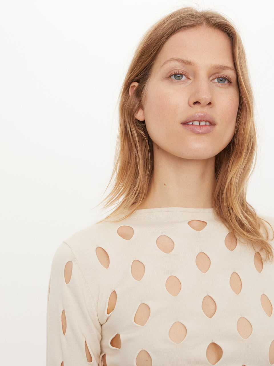 Pointelle-Pullover Pointelle-Pullover