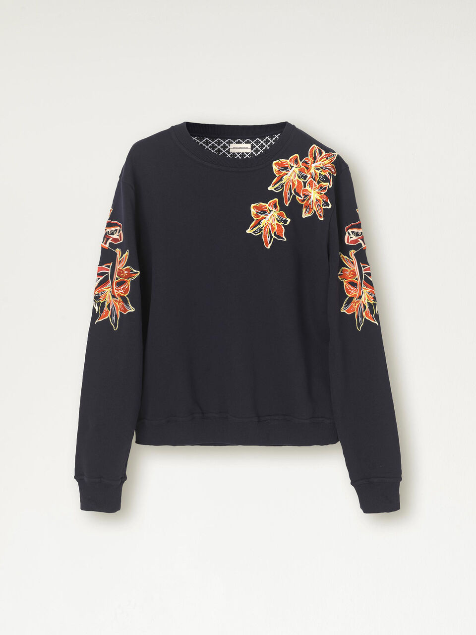 Sweatshirt med applikation Sweatshirt med applikation