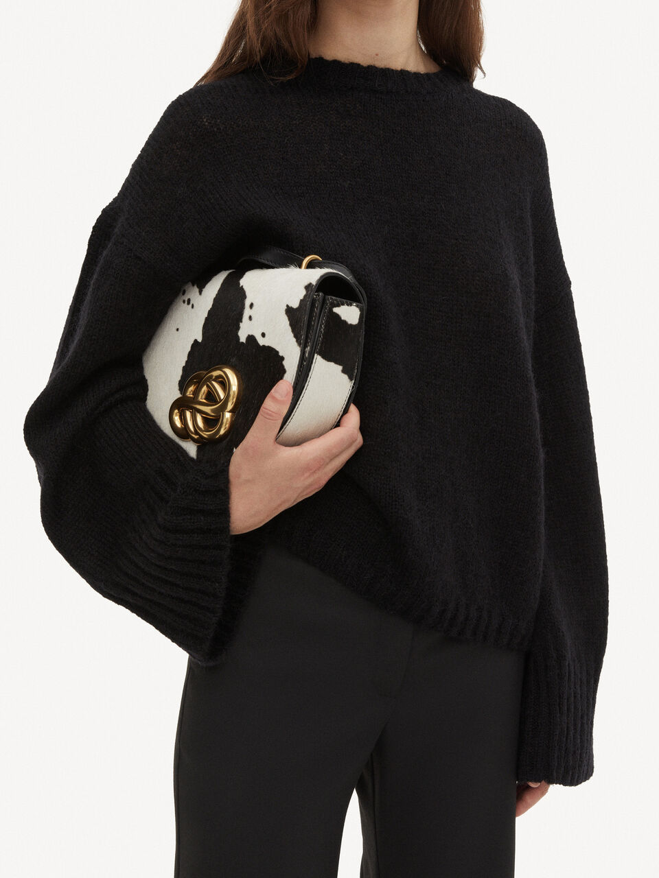 Cebella calf hair shoulder bag Cebella calf hair shoulder bag