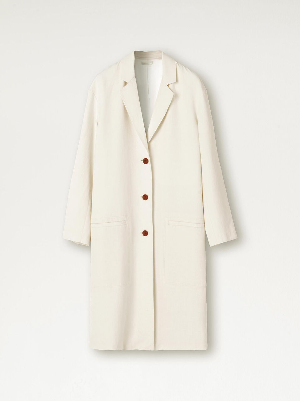 Linen-blend coat Linen-blend coat