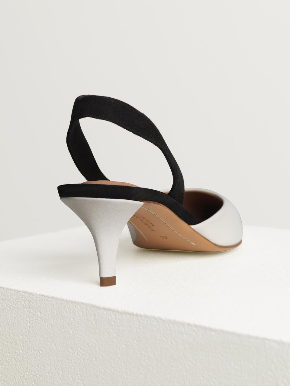 Slingbacks i læder Slingbacks i læder