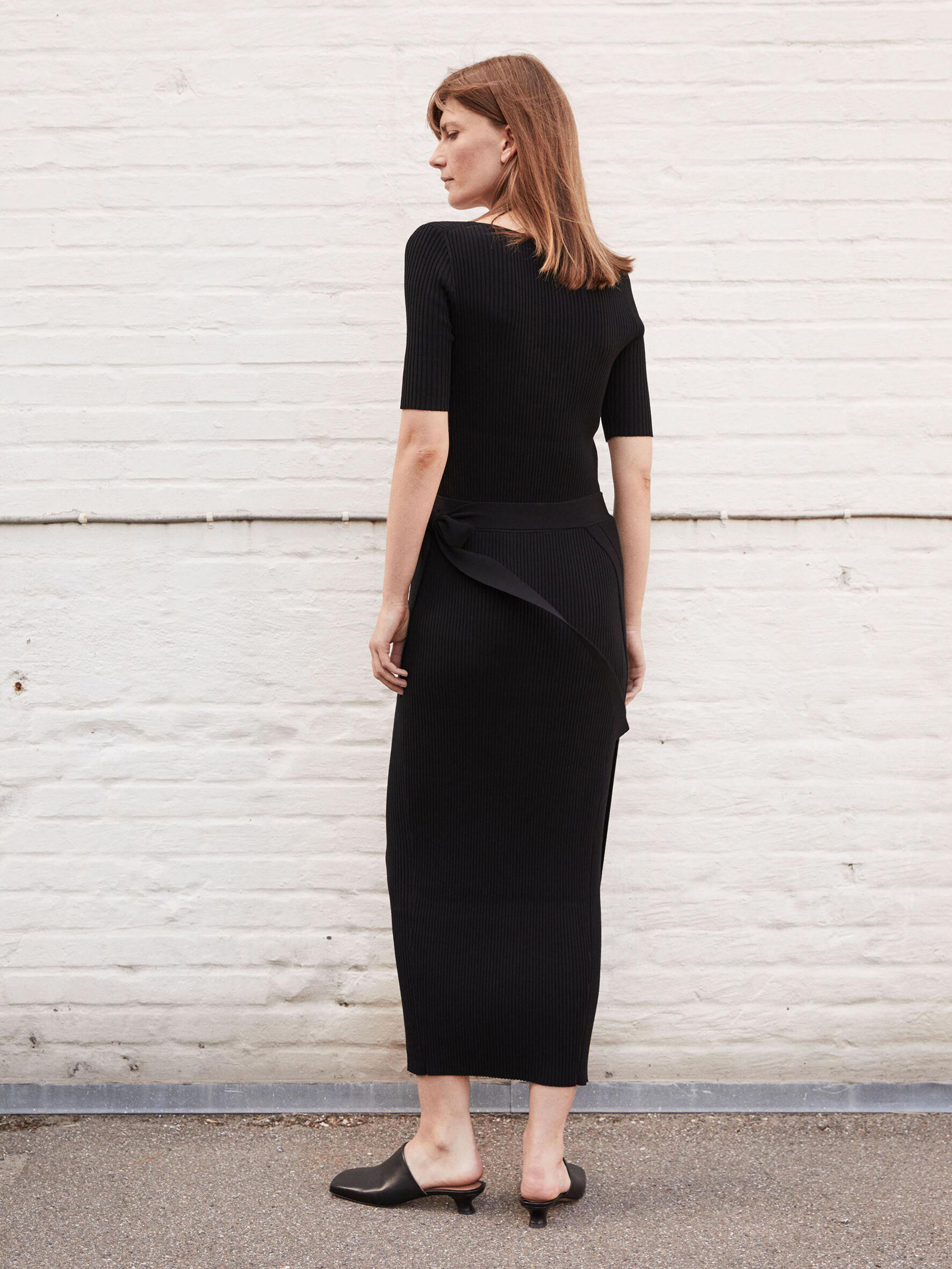 mid length knit skirts