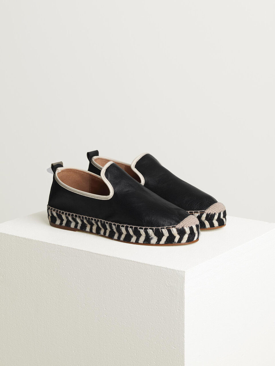 Læder espadrilles Læder espadrilles