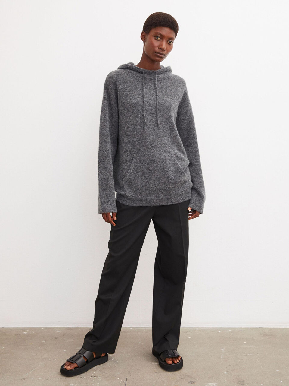 Agatea wool-blend hoodie Agatea wool-blend hoodie