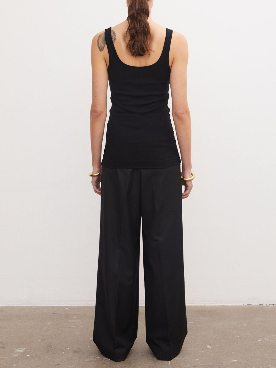 Caline ribbed-knit tank top Caline ribbed-knit tank top