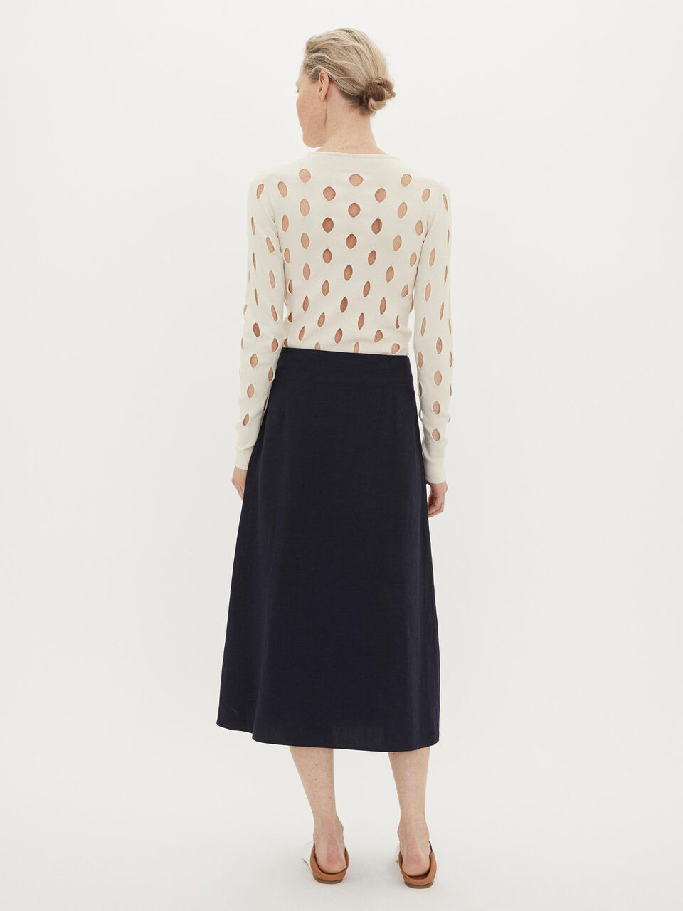 Linen-blend skirt Linen-blend skirt